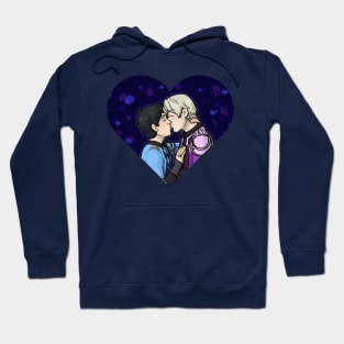 Yuri on Ice Victuuri Kiss Anime OTP Hoodie